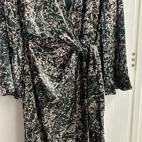 Zara print dress with knot multicolored - Picture 8 of 10